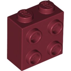 Cărămidă modificată 1 x 2 x 1 2/3 cu 4 Knobs