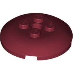 Cărămidă rotundă 4 x 4 x 2/3 cu gaură pin