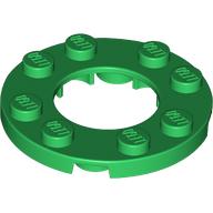 Placa rotunda 4 X 4 cu gaura 2 X 2