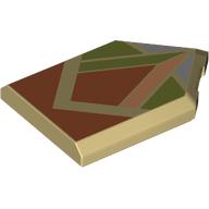 Placă netedă 2 x 3 modificată - decorată