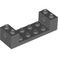 Cărămidă technic 2 X 6 X 1 1/3 cu gaură ax