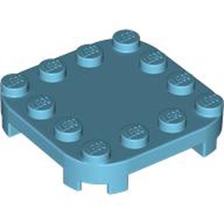 Placă modificată 4 X 4 cu colţuri rotunjite