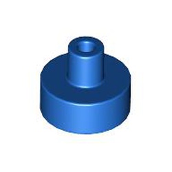 Placă netedă modificată 1 X 1 cu pin
