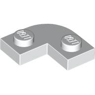 Colț rotund 2 x 2 cu 1 x 1 decupaj