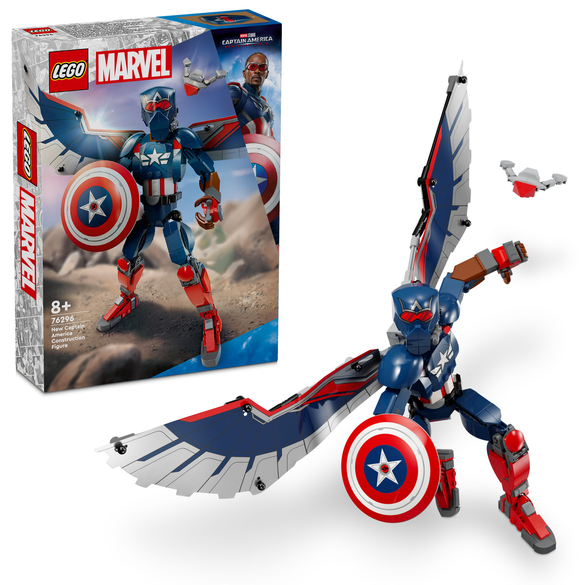 Figurina de constructie Capitanul America