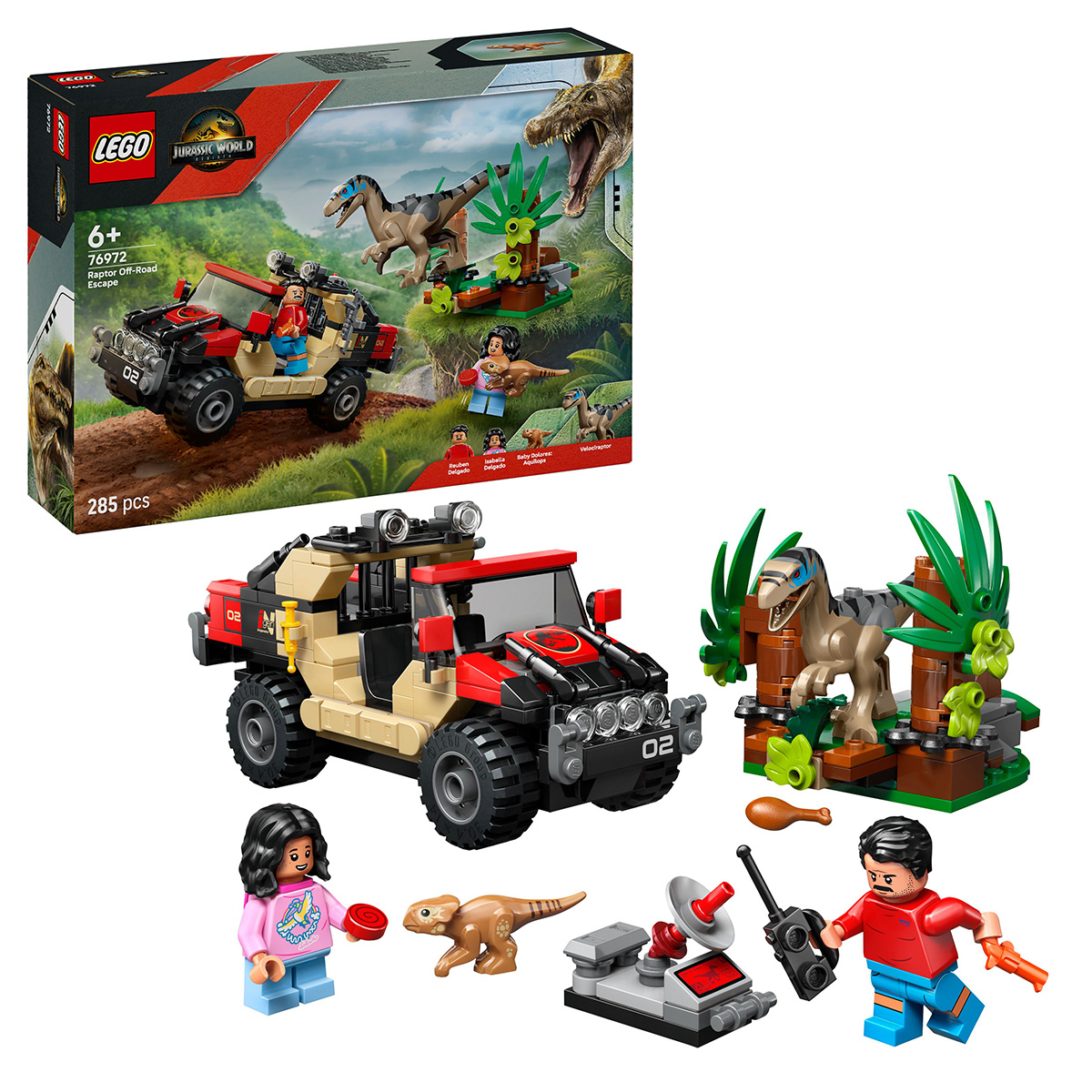 Evadare off-road din calea unui Velociraptor