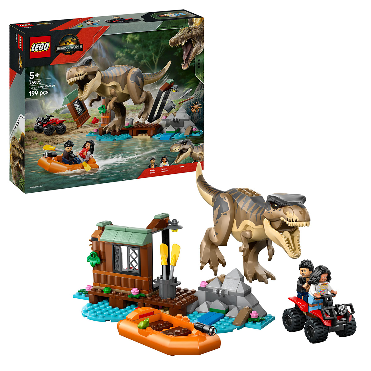 Evadare pe rau din calea unui T. rex