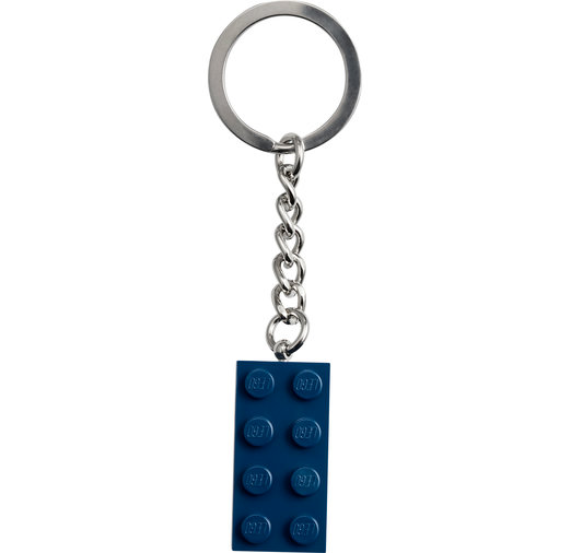 Breloc Caramida 2x4 albastru