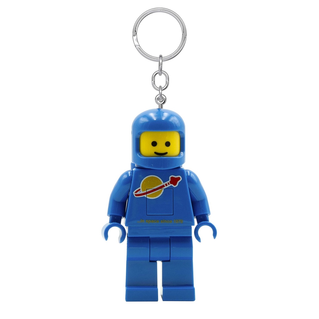 Breloc cu lanterna LEGO astronaut - albastru (LGL-KE10)