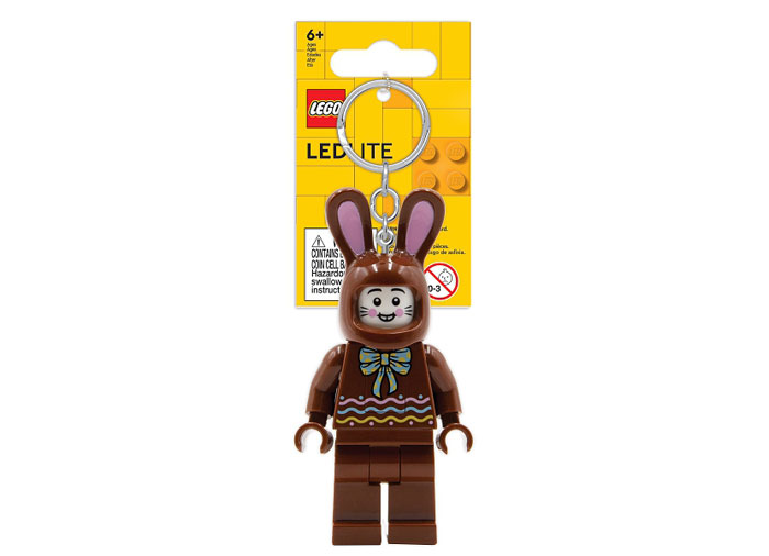 Breloc cu LED LEGO Iepurasul de ciocolata