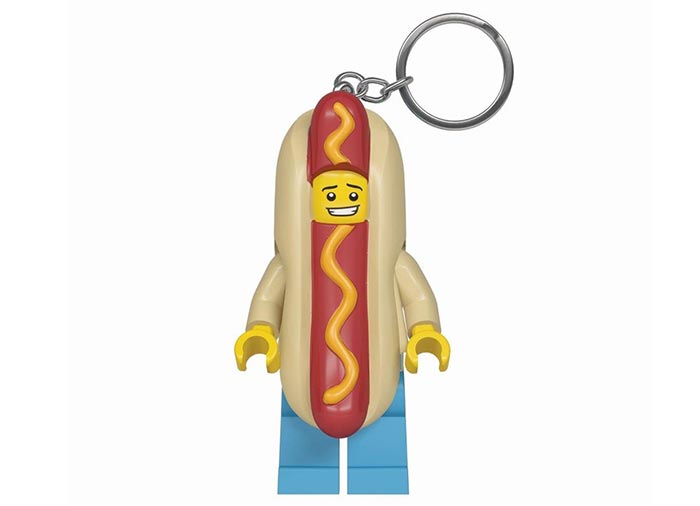 Breloc cu lanterna LEGO Baiatul Hot Dog