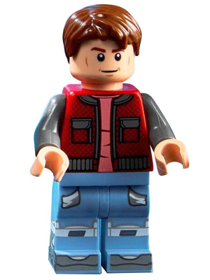 Minifigurină LEGO Back to the Future - Marty McFly btf001