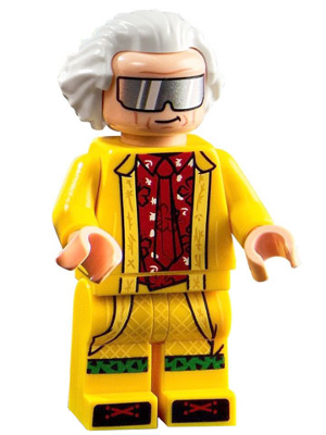 Minifigurină LEGO Back to the Future - Doc Brown btf002