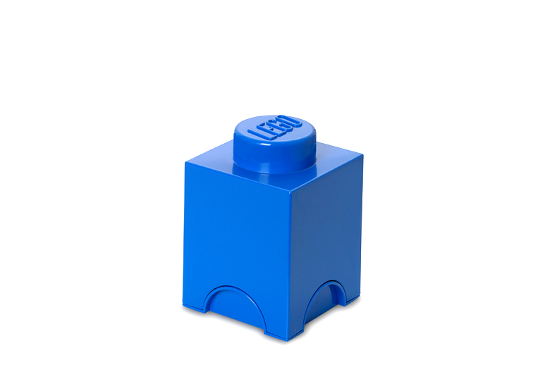 Cutie depozitare LEGO 1 albastru inchis