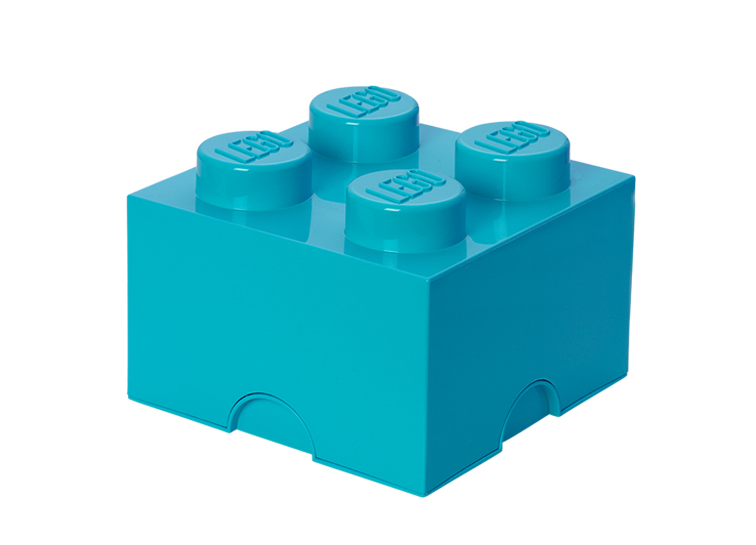 Cutie depozitare LEGO  4 turcoaz