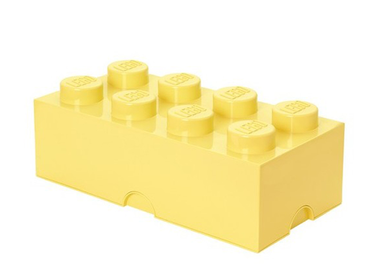 Cutie depozitare LEGO 8 galben deschis