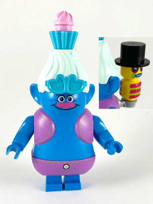 Minifigurină LEGO Trolls - Biggie & Mr. Dinkles twt003